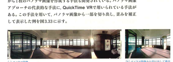 パノラマ画像から切り出した表示例